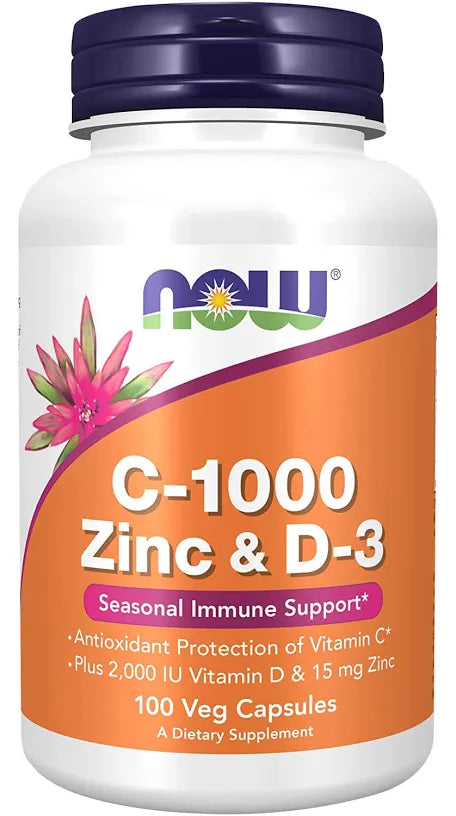 Now Foods C-1000 Zinc & D-3