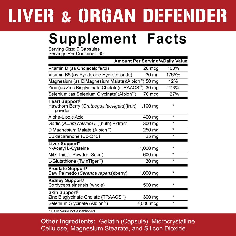 5% Nutrition Liver & Organ Defender - 5% Nutrition - Flex Nutrition