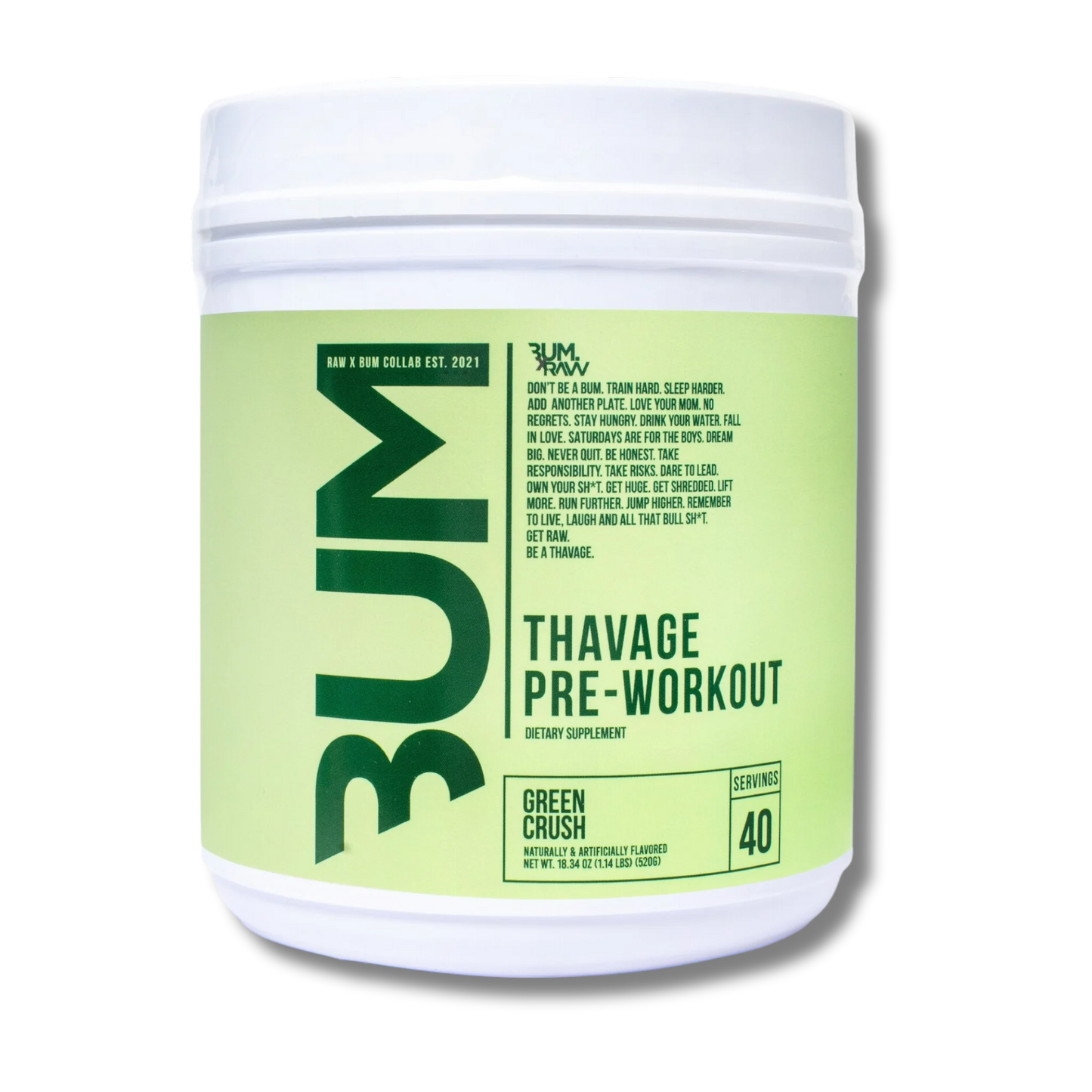 CBUM Thavage Pre-Workout - Green Crush