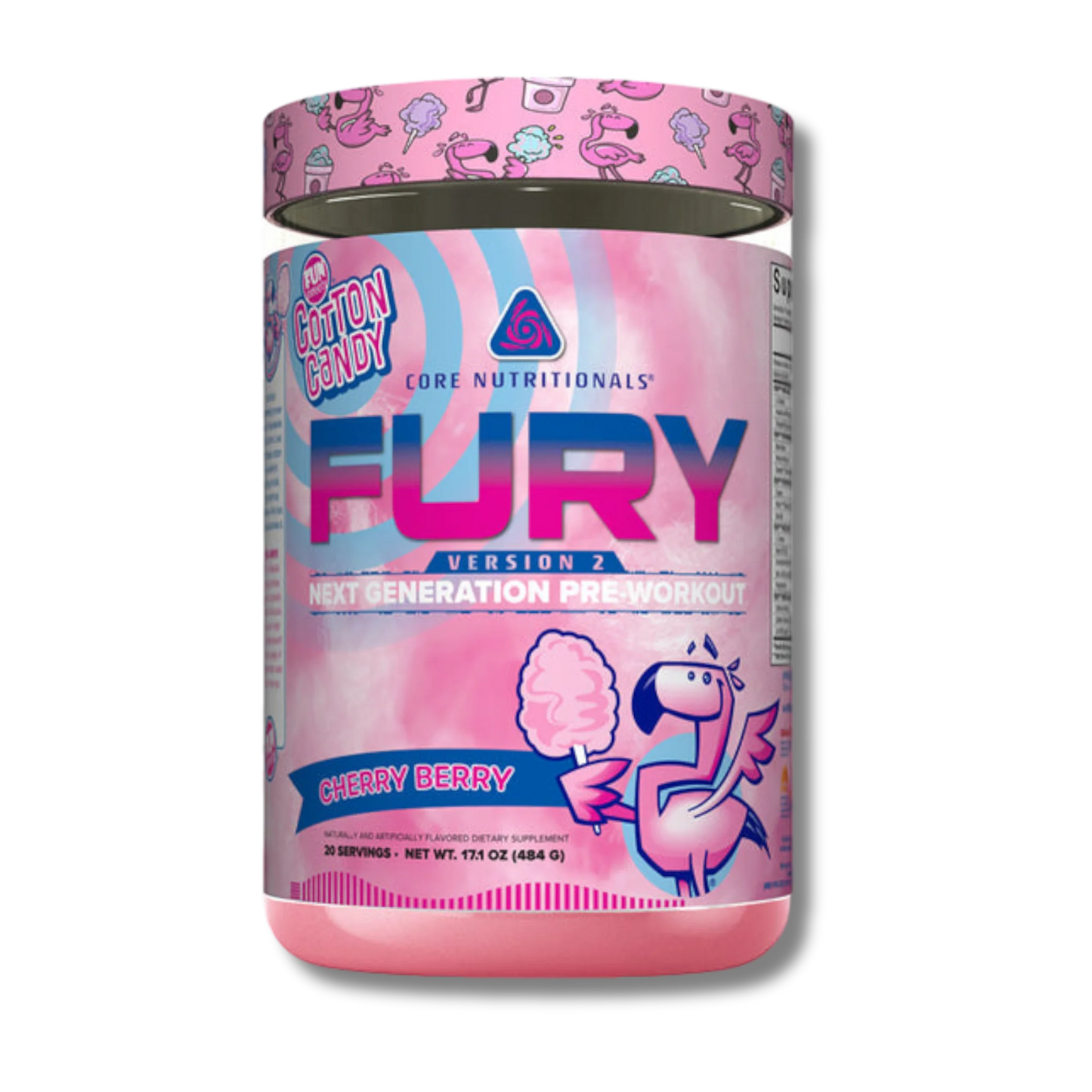 Core Nutritionals Fury V2 - Cotton Candy Cherry Berry