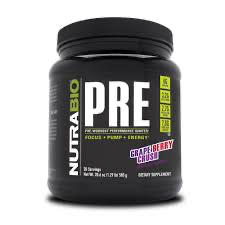 NutraBio PRE Workout - Strawberry Lemon Bomb