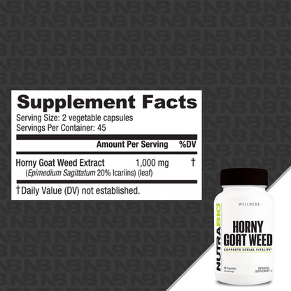 NutraBio Horny Goat Weed