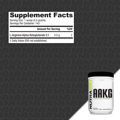 NutraBio Arginine AKG