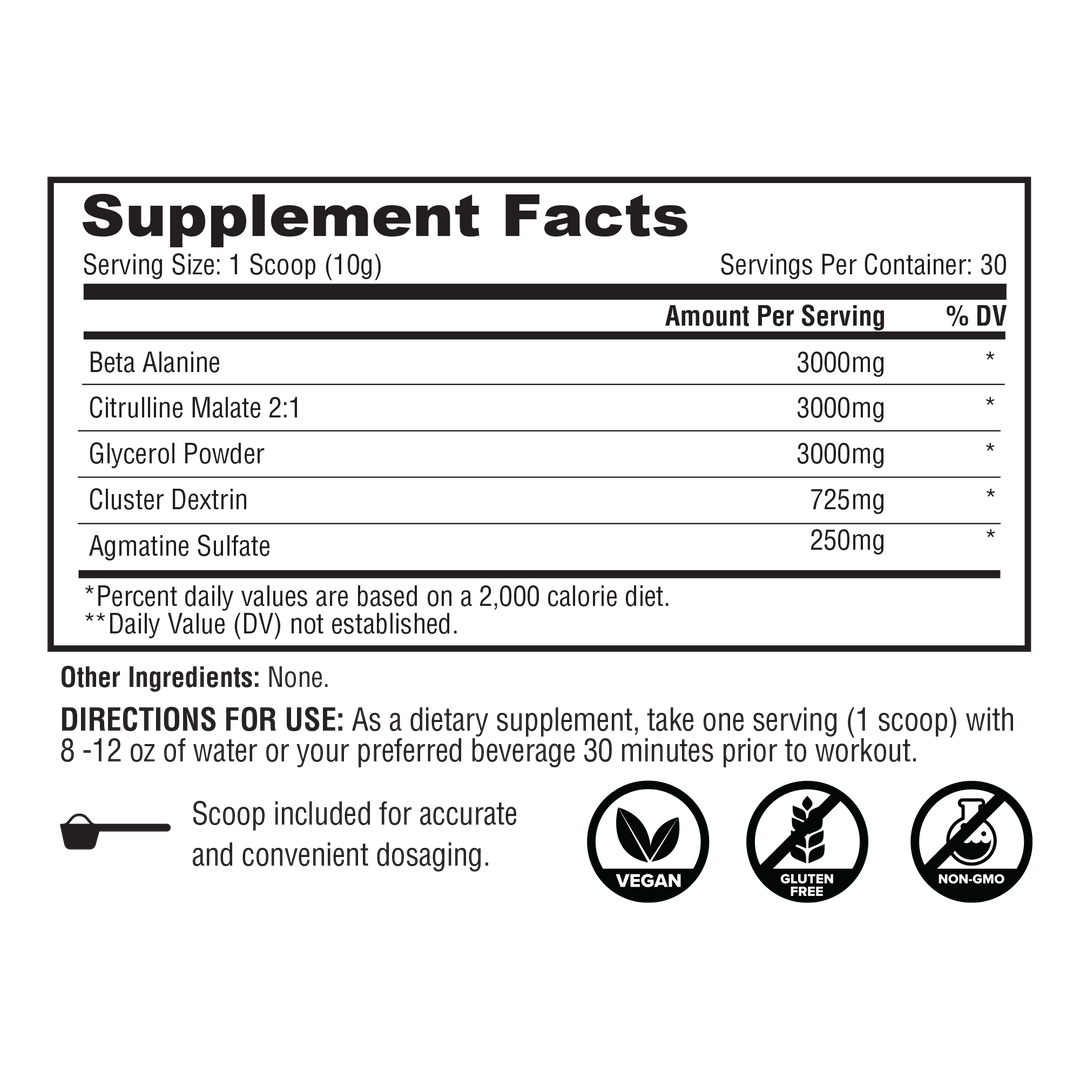 Metabolic Nutrition Stim-Free Pump