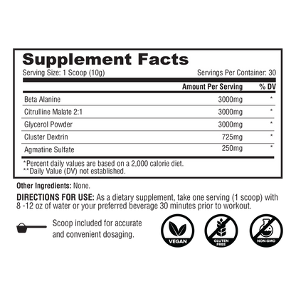 Metabolic Nutrition Stim-Free Pump