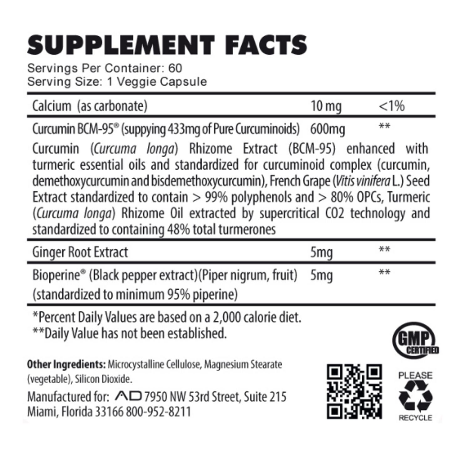 Project AD Curcumin BCM-95