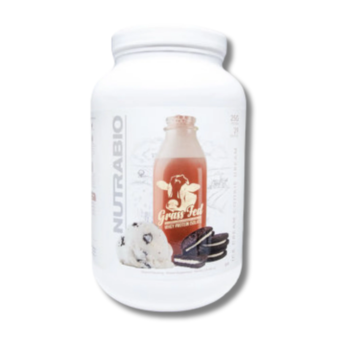 NutraBio Grass Fed Whey Protein Isolate - Vanilla Ice Cream