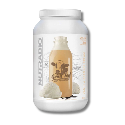 NutraBio Grass Fed Whey Protein Isolate - Vanilla Ice Cream