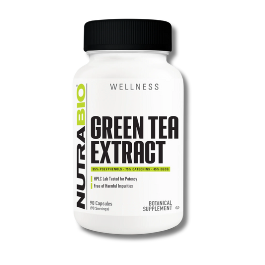 NutraBio Green Tea Extract - 90 Capsules