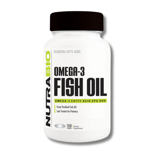 NutraBio Omega-3 Fish Oil - 150 Softgels