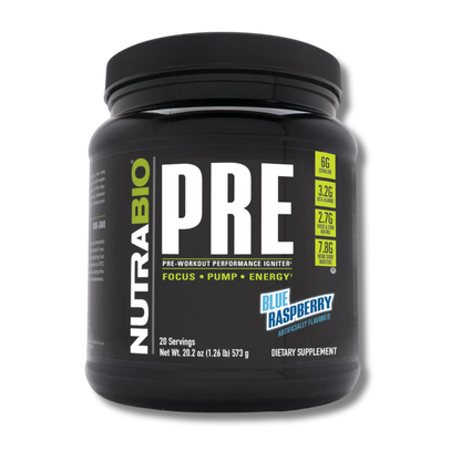 NutraBio PRE Workout - Strawberry Lemon Bomb