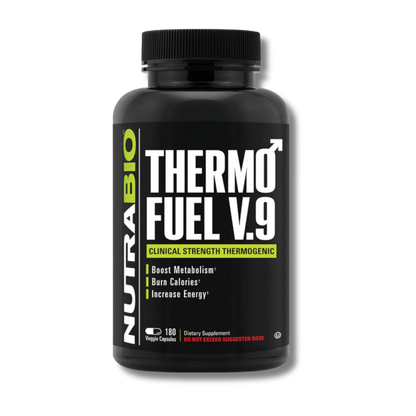 NutraBio Thermo Fuel V.9 - 180 Veg Capsules