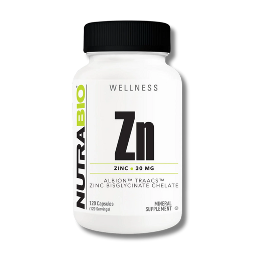 NutraBio Zinc - 90 Veg Capsules