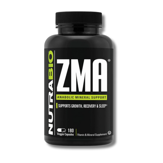 NutraBio ZMA - 180 Veg Capsules