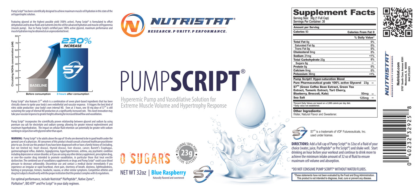 Nutristat Pumpscript